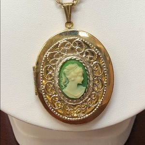 Cameo Locket Necklace